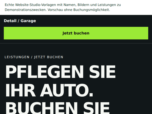 Detailing & Autowäsche